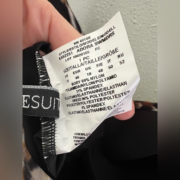 New Miraclesuit Fur Realz Adora Skirted One-Piece Swimsuit 16 - Picture 8 of 12